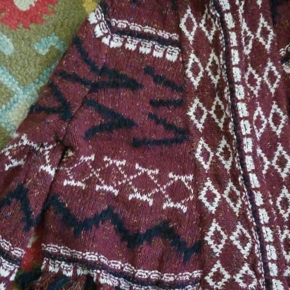 Anthropologie Fringed Vera's cardigan by Mothl - Picture 4 of 5